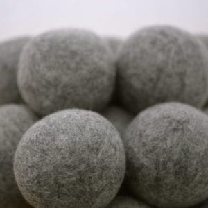 Grey Wool Dryer Balls